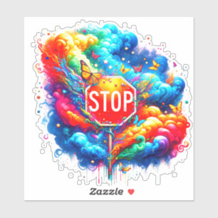 Adesivo Sinal de Parada de Artéria