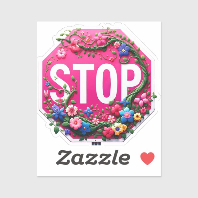 Adesivo Sinal de Parada de Artéria (Folha)