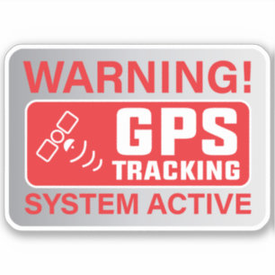 Adesivo Sinal de rastreamento GPS