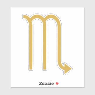 Adesivo Sinal Scorpio Zodiac