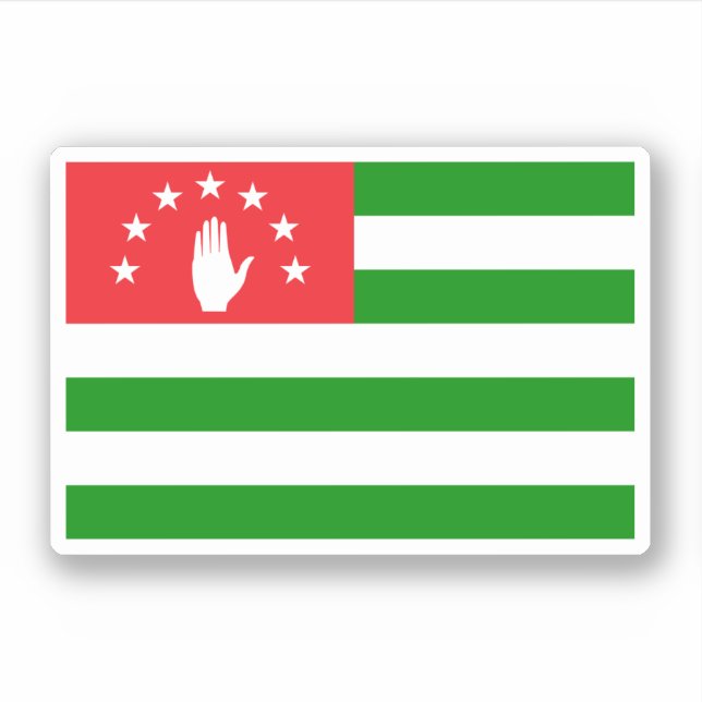 Adesivo Sinalizador Abkhazia (Frente)