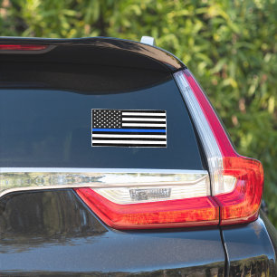 Adesivo Sinalizador Americano Thin Blue Line