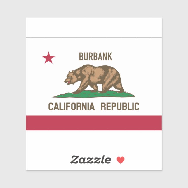 Adesivo Sinalizador CA Burbank (Folha)