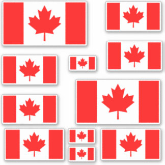 Adesivo Sinalizador canadense múltiplo