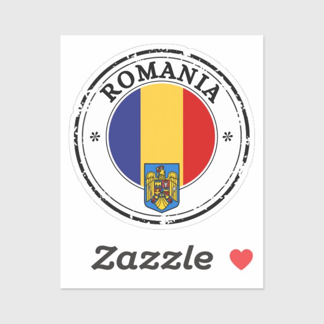 Adesivo Sinalizador De Redondo Do Vedante Da Romênia Para  (Folha)