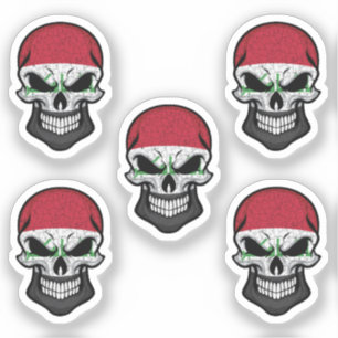 Adesivo Sinalizador do Caveira de Sorriso do Iraque