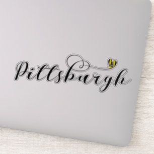Adesivo Sinalizador do Coração de Pittsburgh