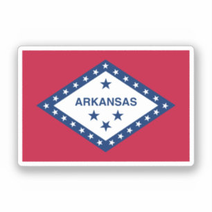 Adesivo Sinalizador do Estado do Arkansas