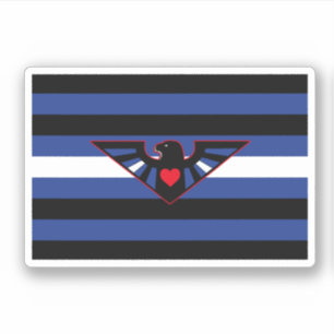 Adesivo Sinalizador do Orgulho de Leather Eagle