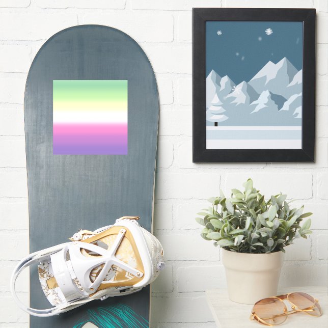 Adesivo Sinalizador Gradient Genderfea Pride - Sinalizador (Prancha de snowboard)