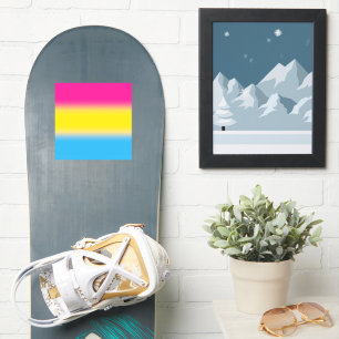 Adesivo Sinalizador Gradiente do Orgulho Pansexual - Sinal