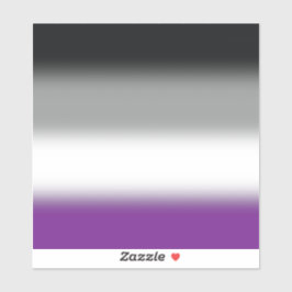 Adesivo Sinalizador Gradual do Orgulho Asexual - Sinalizad