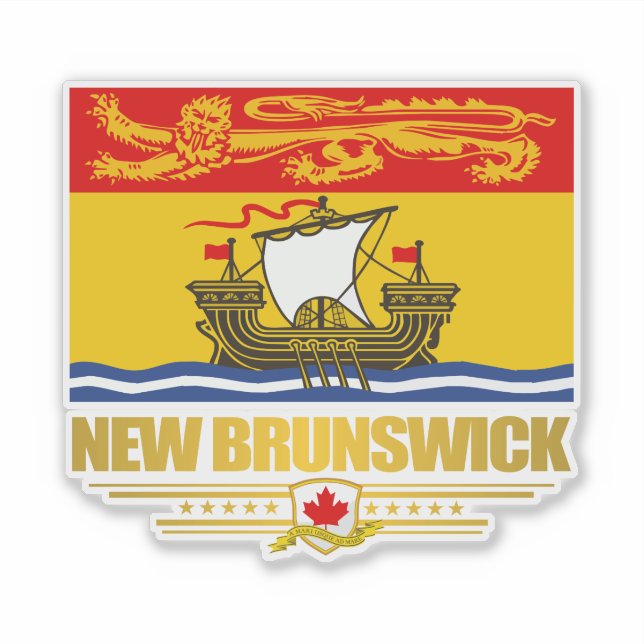 Adesivo Sinalizador New Brunswick (Frente)
