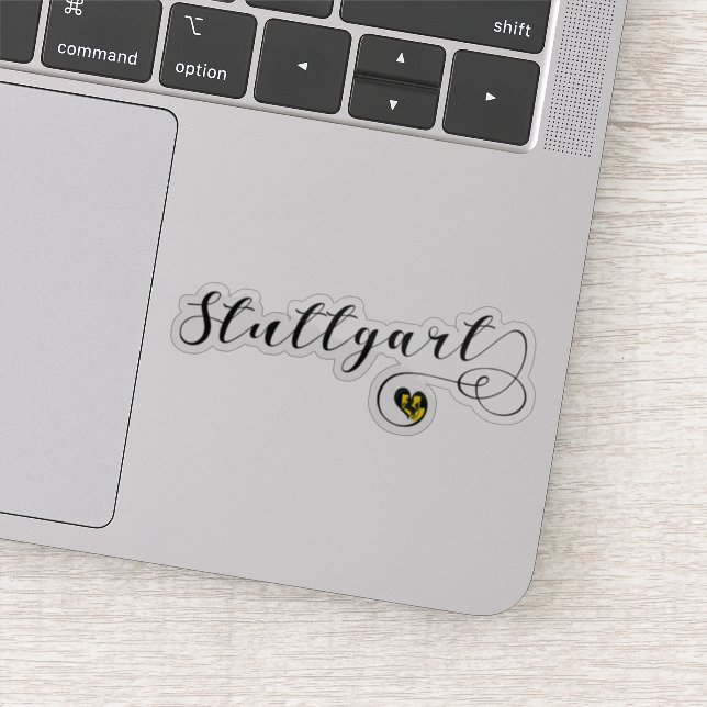 Adesivo Sinalizador Stuttgart Heart (Detalhe)