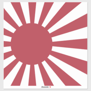 Adesivo Sinalizador Sun Imperial de Ascensão do Japão, Edo