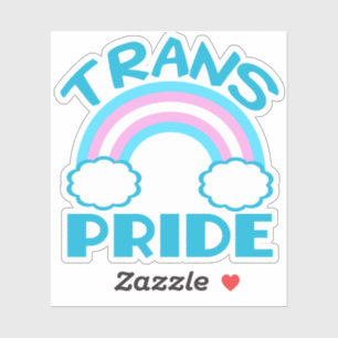 Adesivo Sinalizador Transgênero Trans Prioridades Arco-Í
