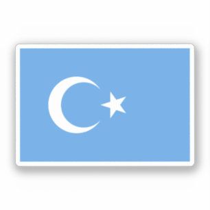 Adesivo Sinalizador Uyghur/ Turquestão Oriental