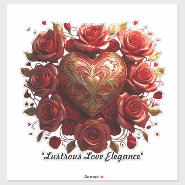 Adesivo "Sinfonia do coração luminoso" (Folha)