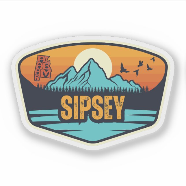 Adesivo Sipsey, Alabama (Frente)