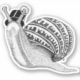 Adesivo Sir Peter the Snail