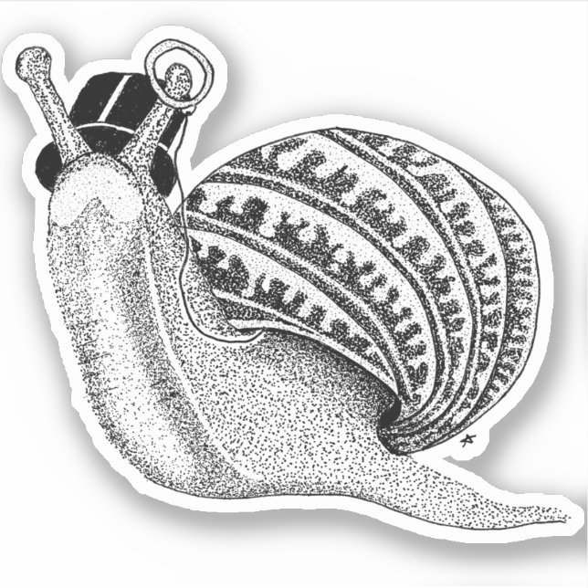 Adesivo Sir Peter the Snail (Frente)