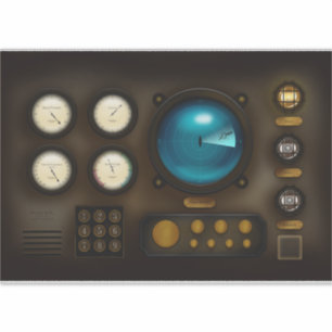 Adesivo Sistema Sonar Sistema do Painel de Controlo de Nav