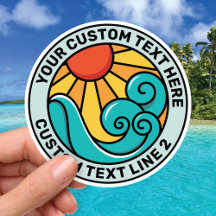 Sistema Sun e Surf personalizado - Viagem Souvenir