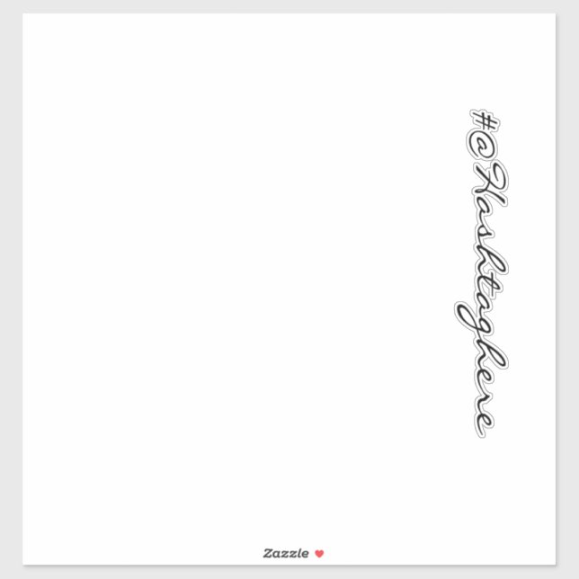 Adesivo Site Business Name Script Car Stick (Folha)