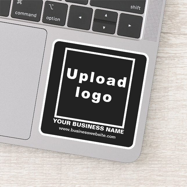 Adesivo Site comercial no Black Square Vinyl Sticker (Detalhe)