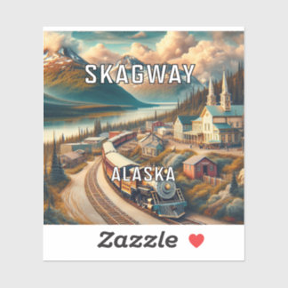 Adesivo Skagway Alaska 3 Inch Vinyl Sticker
