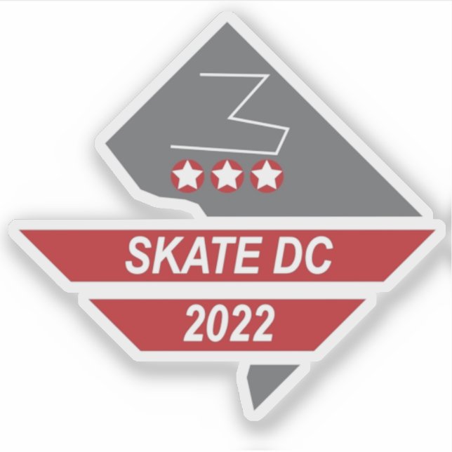 Adesivo Skate DC 2022 Weekend Sticker (Frente)