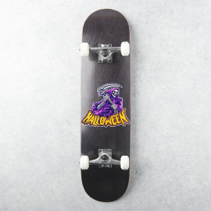 Adesivo skateboard Estripador de grelhas de Halloween