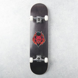 Adesivo Skateboard Red Devil