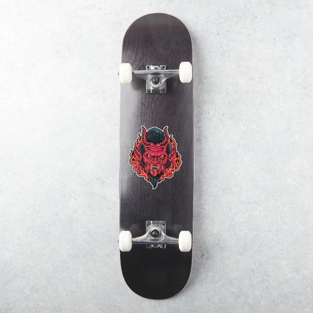 Adesivo Skateboard Red Devil (Skate)