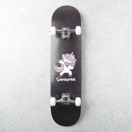 Adesivo Skateboard Unicorn Legal Rainbow