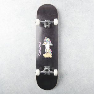 Adesivo Skateboard Unicorn Power Sticker
