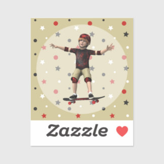 Adesivo Skateboarder