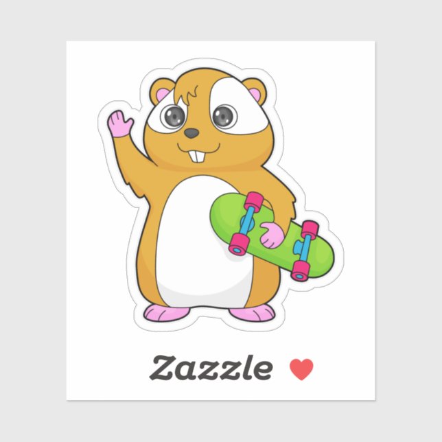 Adesivo Skater Skateboard (Folha)