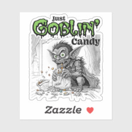 Adesivo Sketchy Only Goblin' Candy