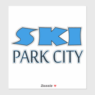 Adesivo Ski Park City Utah Sticker, Park City Sticker