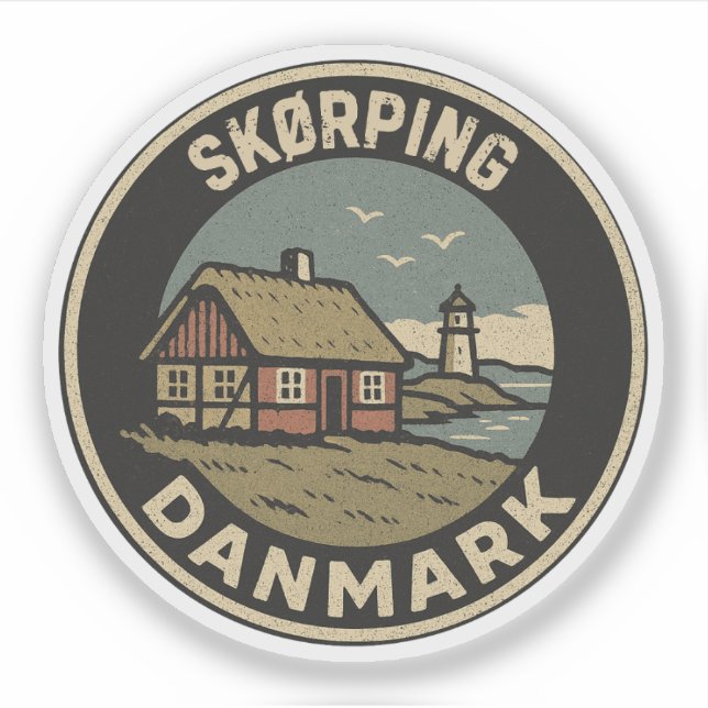 Adesivo Skørping, Dinamarca Dinamarca  (Frente)