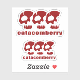 Adesivo skuletons de catacomberry