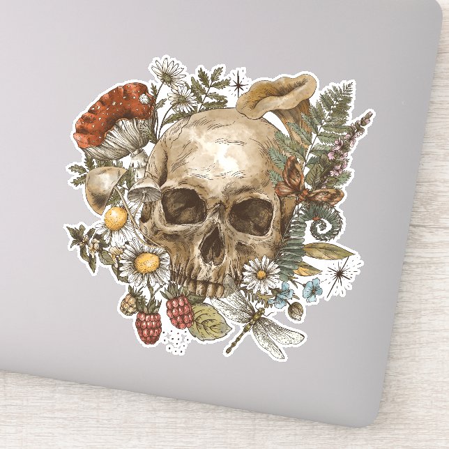 Adesivo Skull Moth (Detalhe)