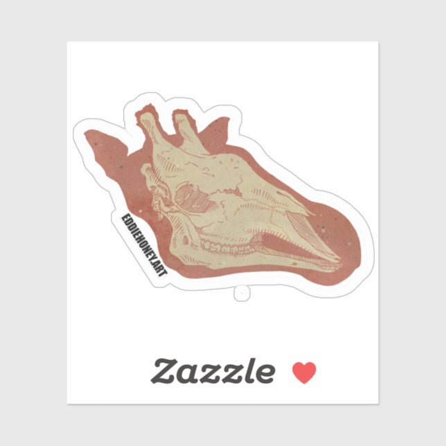 Adesivo Skulls - Girafa (Folha)