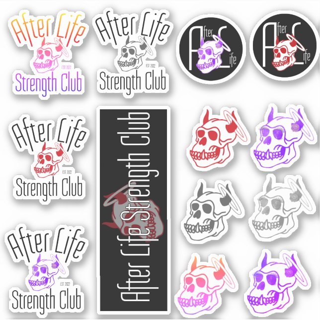 Adesivo Skulls Skulls & More Skulls Stickers (Frente)