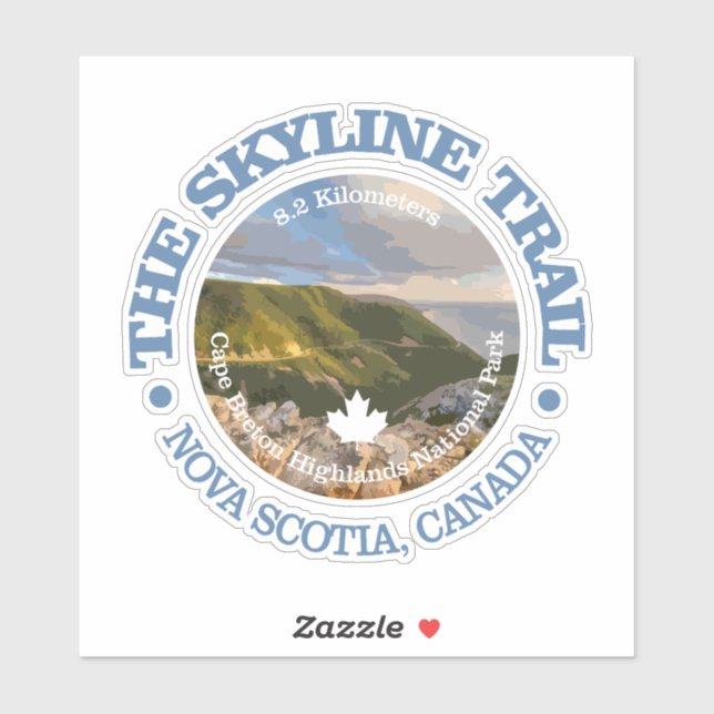 Adesivo Skyline Trail (Nova Escócia) (Folha)