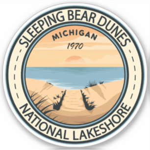 Adesivo Slear Bear Dunes National Lakeshore Michigan
