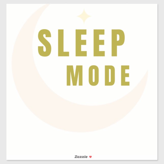Adesivo Sleep Mode Moon & Star Sticker (Folha)