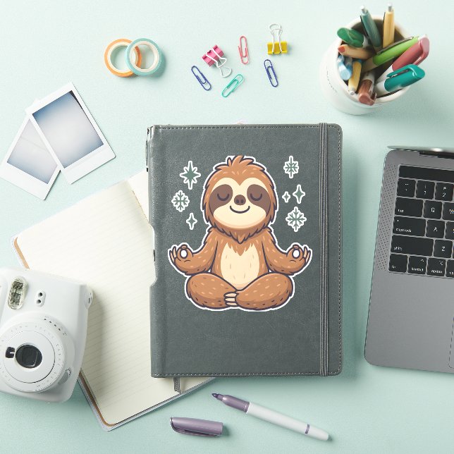 Adesivo Sloth Yoga Sloth (Capa para iPad)