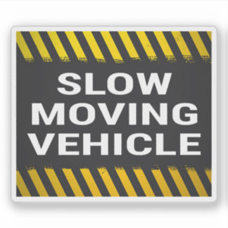 Adesivo Slow Moving Vehicle Sign